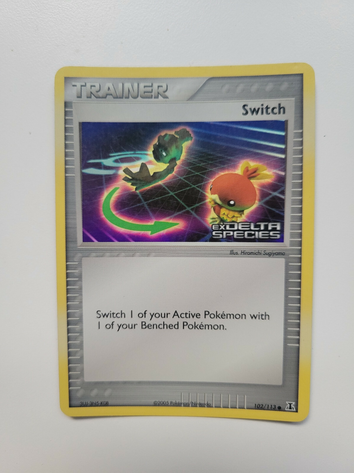 Switch - 102/113 EX Delta Species Pokemon - Reverse Holo - Near Mint