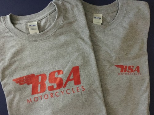 Two BSA Screen Printed Heavy 6oz.100 