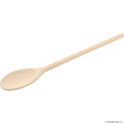 SET AUS 5 HOLZLÖFFELN 14'' RÜHRUTENSILIEN HANDGERÄT KOCHEN