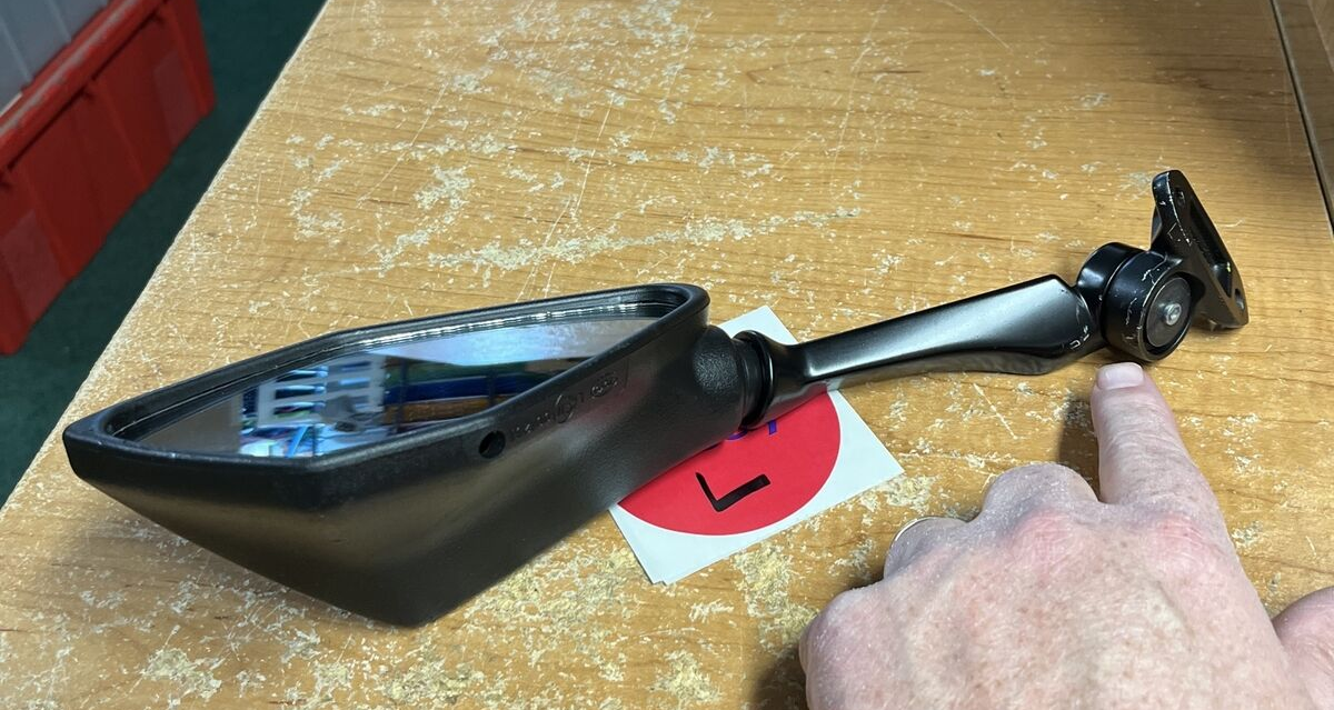Kawasaki ZX-6R OEM Left Mirror 56001-0146 09 10 11 12 21 22 LH