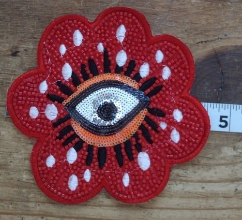 Iron on or Sew On Patches Cats, Goose, Barbie, Fire I'm Fine, Evil Eye - Picture 43 of 69