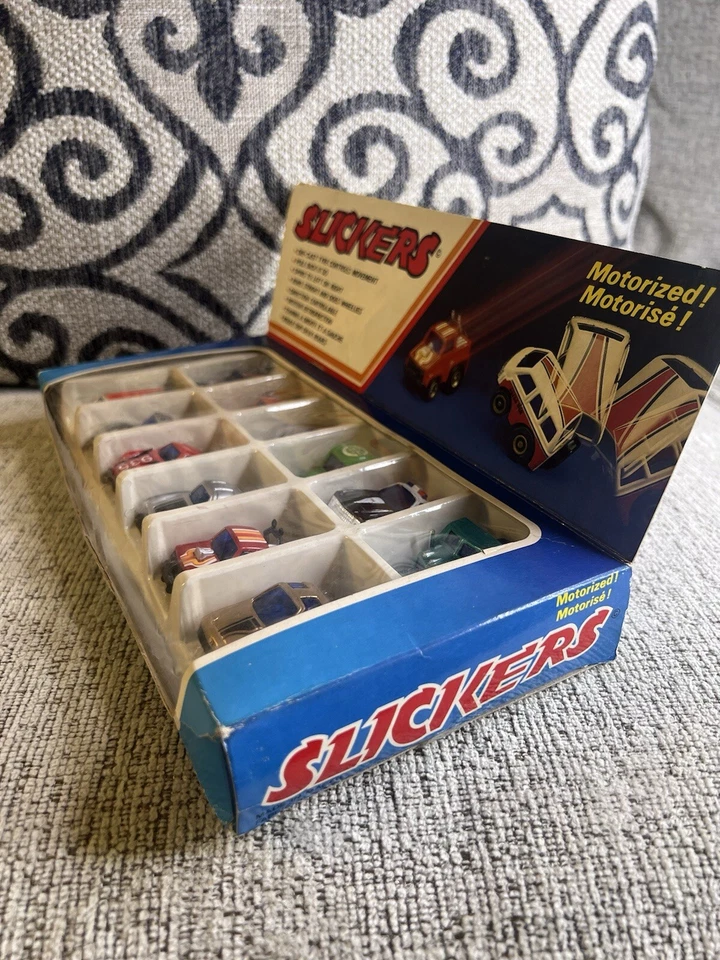 De colección Pull Back Wheelie Popping Slickers JUGUETES MOTORIZADOS RAROS Foto 2 de 4