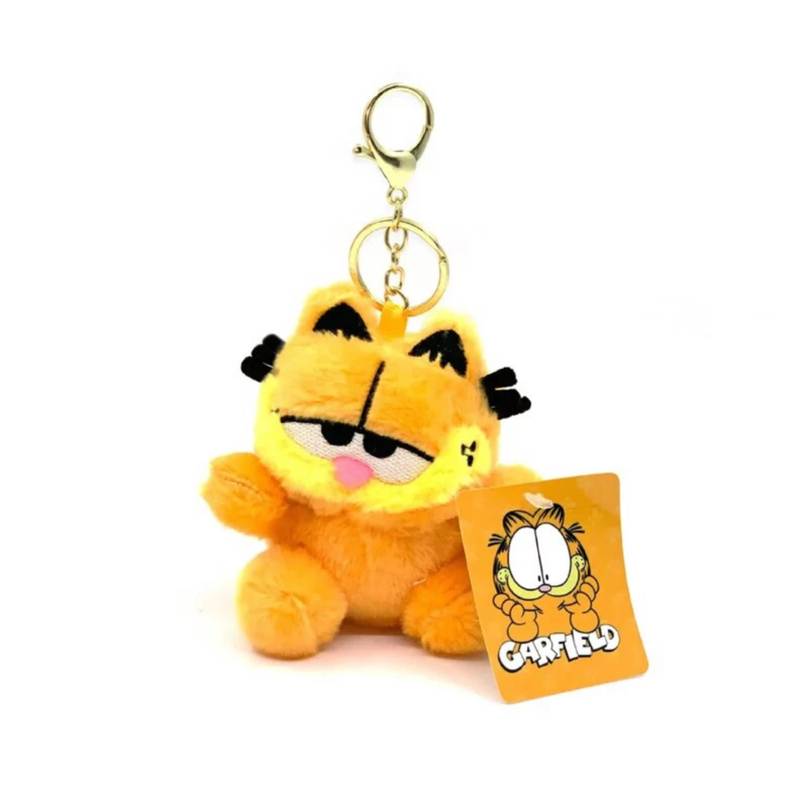 4 Inch Mini Cute cartoon Garfield plush doll keychain Christmas Pendant 4 Inch Mini Cute cartoon Garfield plush doll keychain Christmas Pendant