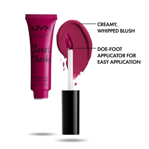 NYX Professional Makeup Sweet Cheeks Soft Cheek Tint - Showgirl - 0.4oz SCSCT05 - Picture 2 of 6