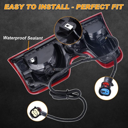 Fanale posteriore lato guida sinistro 19-24 Chevy Silverado 1500 2500HD 3500HD non LED Rea - Foto 18 di 24