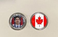 Pres. Trump World Leaders Canada Prime Minister Justin Trudeau novelty coin