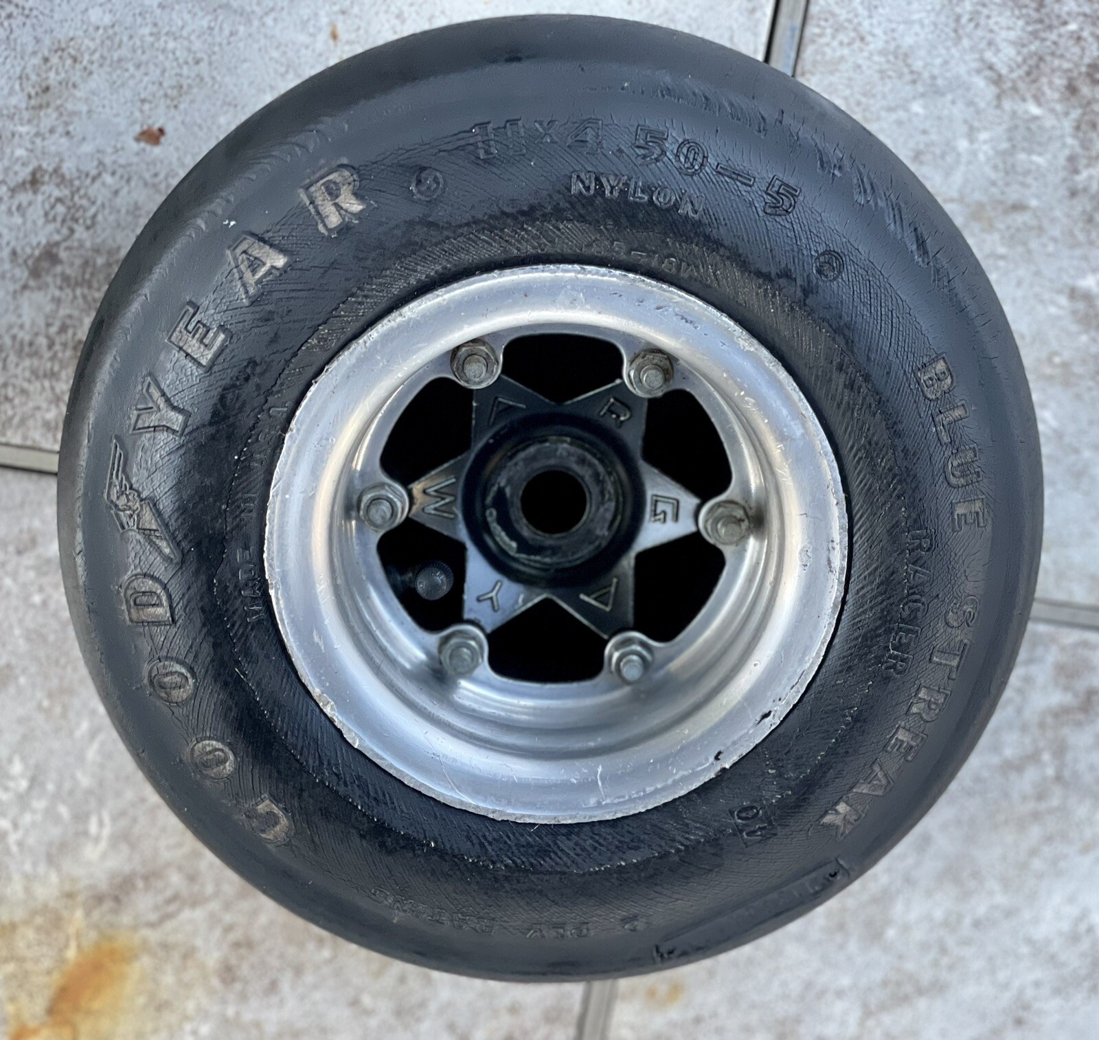 VINTAGE RACING GO KART MARGAY SERIES 24 rear 1” hub origanal off