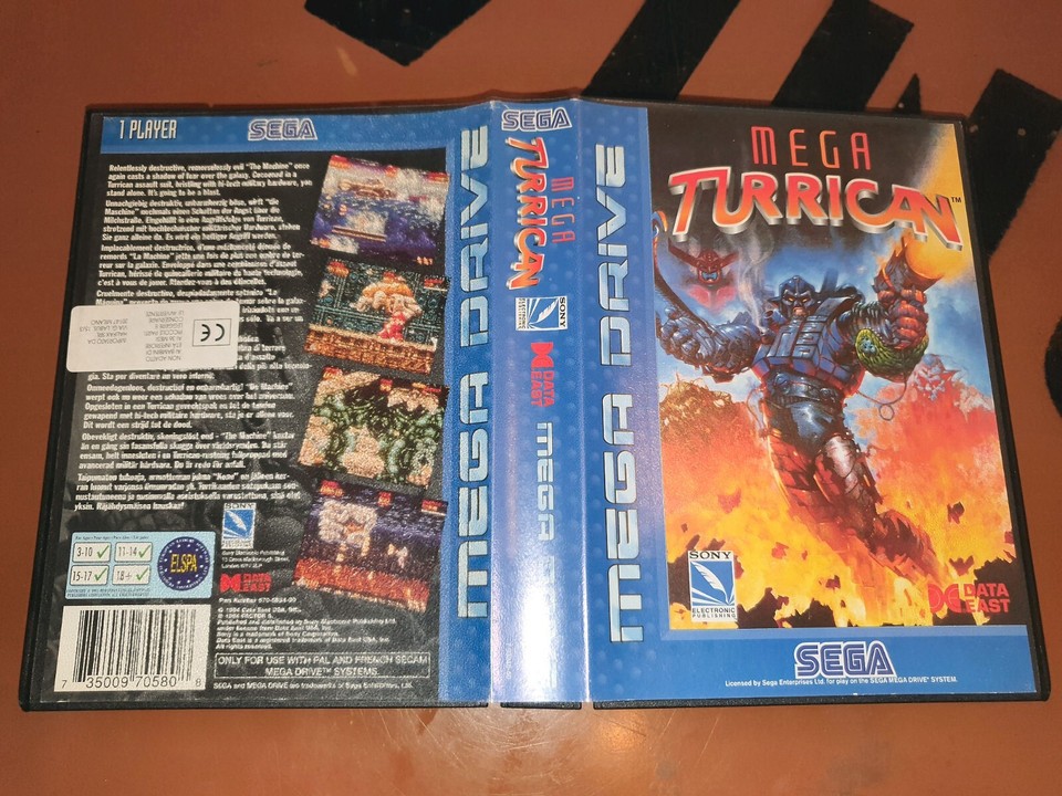 Sega Mega Drive Mega Turrican Cib Ebay 