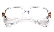 Square Geek Nerdy Clear Lens Glasses Gazelle Retro Fashion UV100% Protection