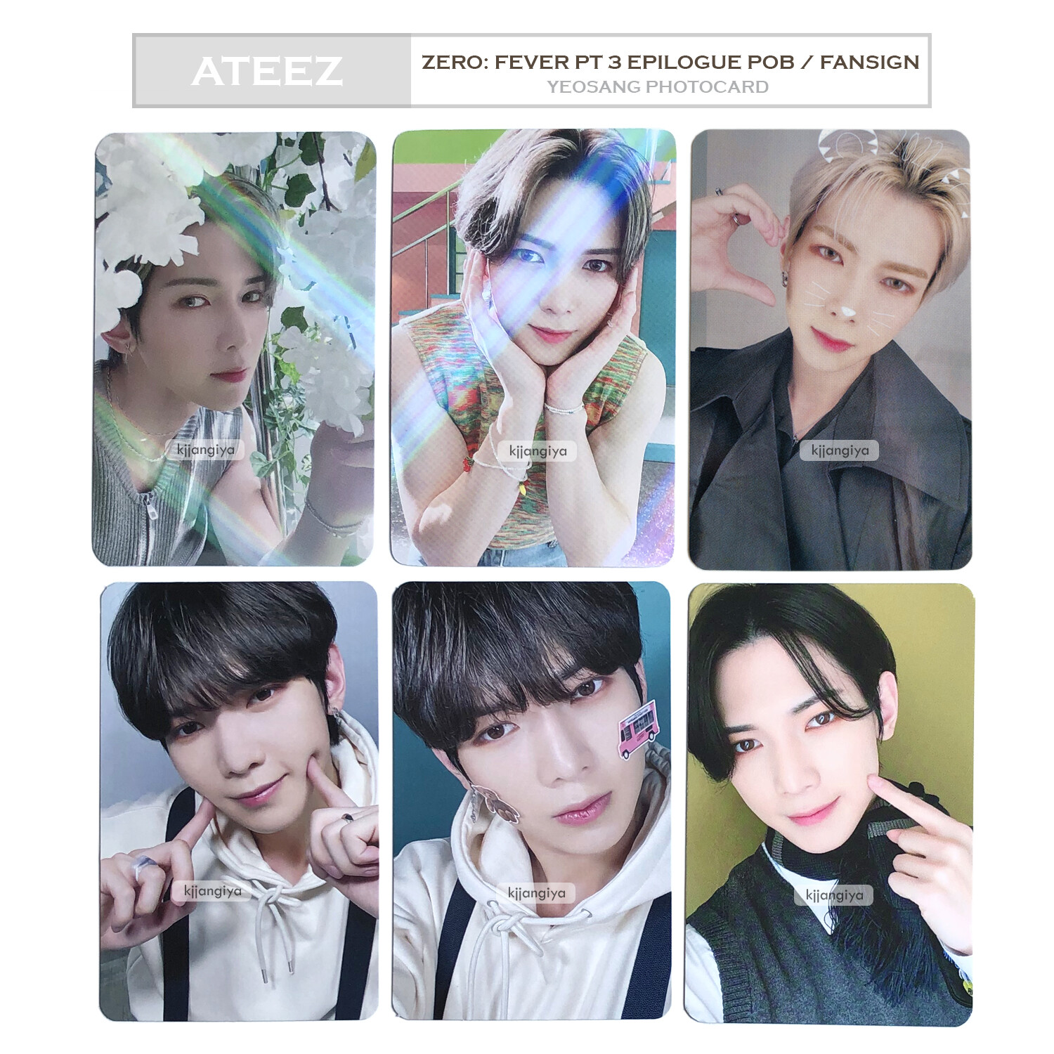 ATEEZ Fever Part 3 Epilogue Wonderwall Makestar Official Photocard 