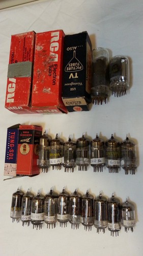 Vacuum Tubes - 2 each of 6GH8, 6EW6, 6GH8A, 6GY6, 6JH6, 6KT8, 6L6+8 more Tested - Picture 1 of 4
