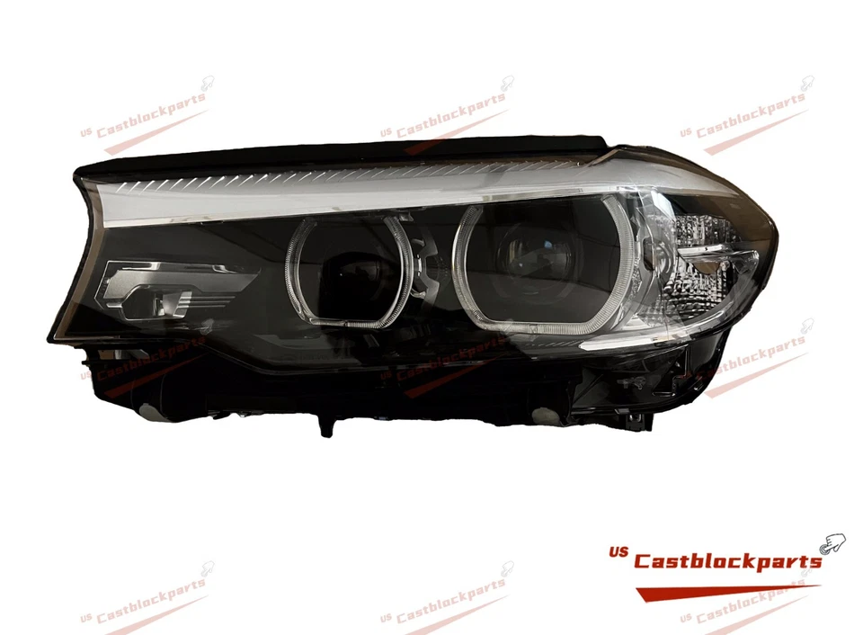 Левая ксеноновая светодиодная адаптивная фара для 2017 2018 2019 2020 BMW 5 серии G30 G31 - Изображение 3 из 4