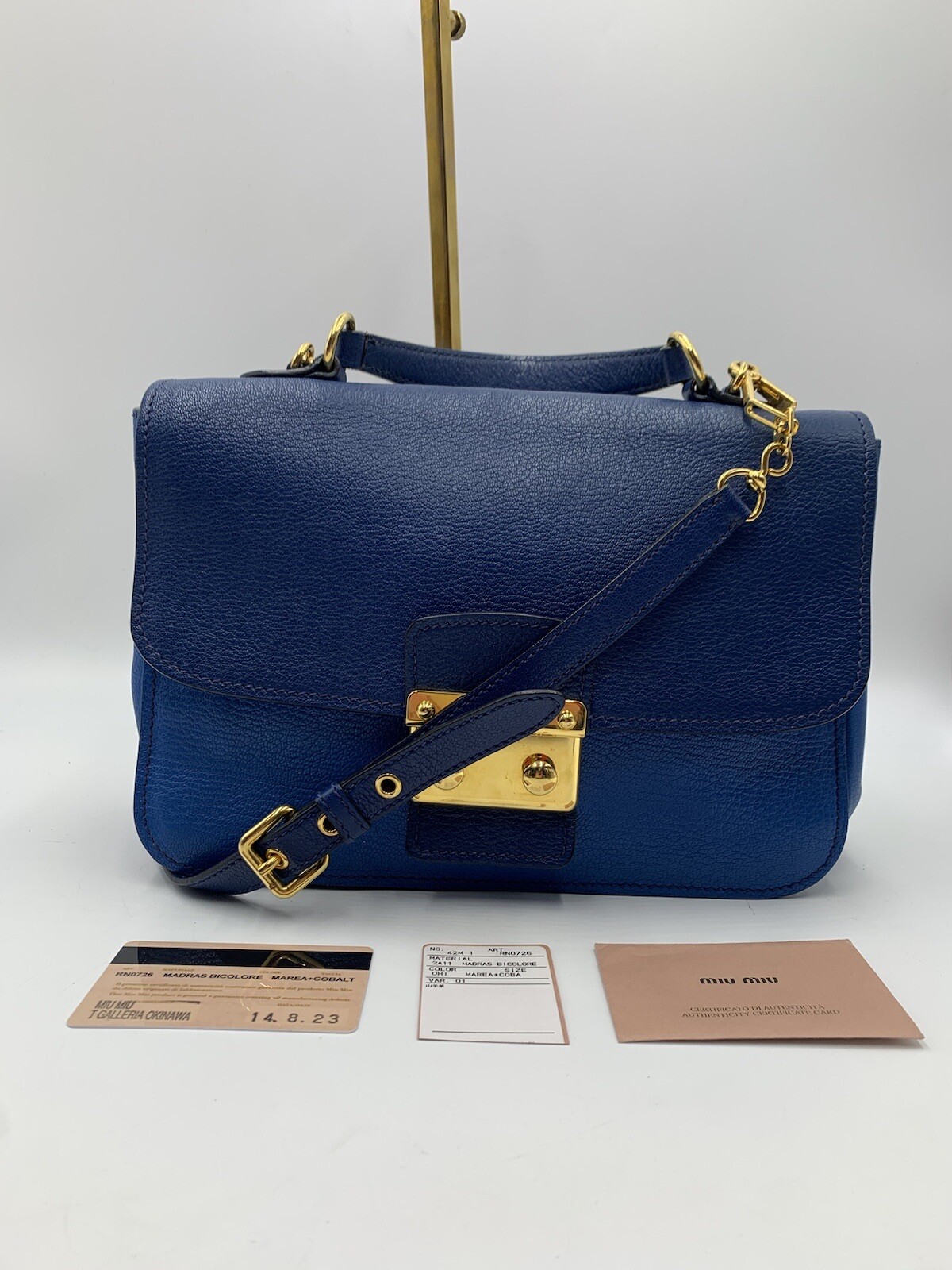 バッグ MIU MIU 99FW Unborn Calf shoulder bag miu miu Archive 99FW Unborn Calf Leather shoulder bag Logo