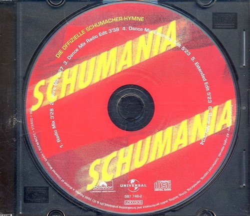 J.D. Drews - Schumania ♫ Maxi-Single-CD von 2000 ♫ offizielle Schumacher-Hymne ♫