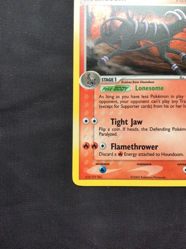 Pokemon Cards: EX Unseen Forces Rare Holo: Houndoom 7/115 - Picture 6 of 11