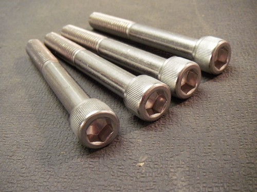 McMaster 92196A682 Stainless 18-8 Steel 7/16-14 Socket Head 3-1/2 Cap Screw Qty4 - Picture 2 of 4