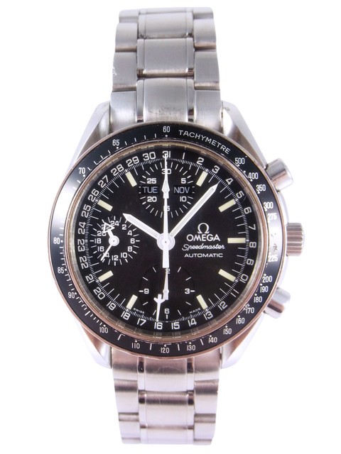 omega speedmaster automatic triple date