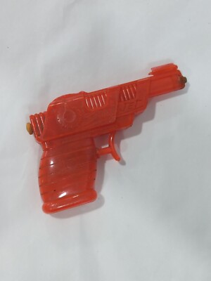 Vintage 1960s Knickerbocker Space Jet Squirt Gun For Water Nuclear Neon Orange 