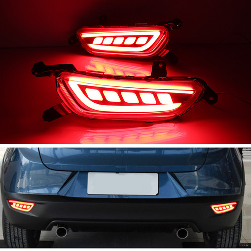 Fit For 2016-2020 Mazda CX-3 CX3 LED Rear Fog Light Tail Bumper Light Sets 2PCS - Picture 1 of 10