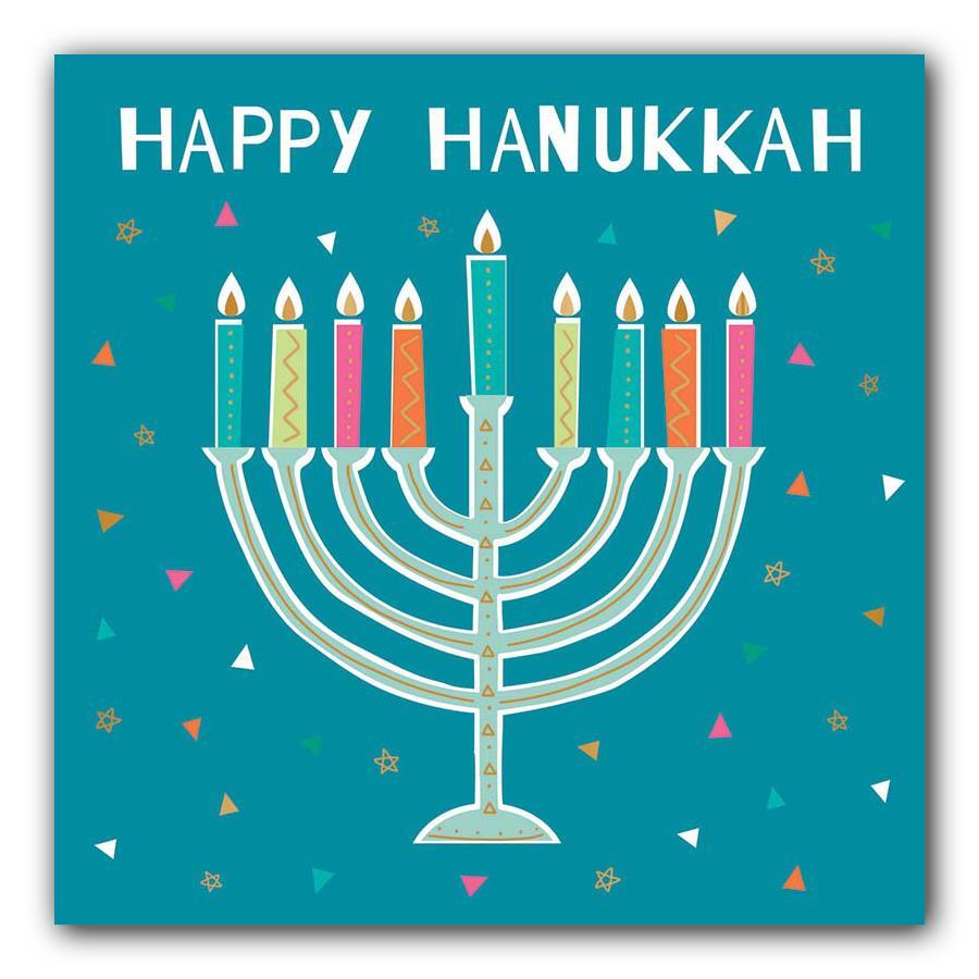 Davora Hanukkah Greeting Card with Envelope HAF0022 Chanukah Hannukah Jewish