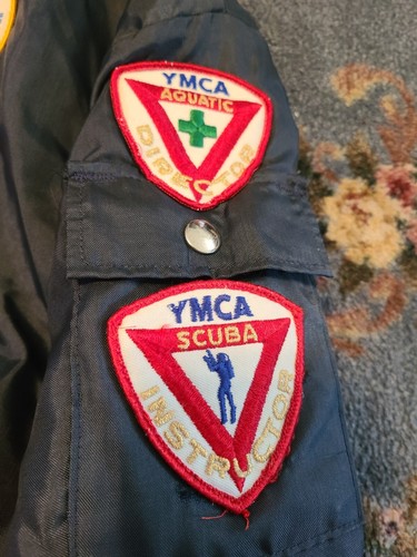 Vintage Rare 4477th Tes Patch Steampunk Jacket Las Vegas Olympics Diving Tonopah - Picture 5 of 17