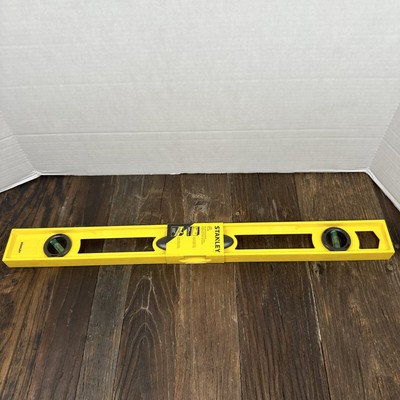 Stanley FatMax 24'' ALUMINUM Non-Magnetic BOX BEAM High Impact ABS Level 3 VIAL
