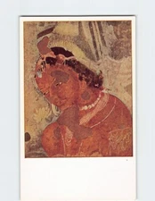 Postcard The Black princess Ajanta Cave 1