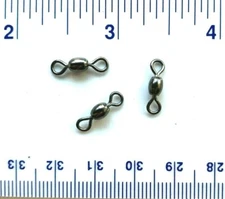 1000 GT Super Strong Black Nickel Crane Swivels Size 5 - 74# Test