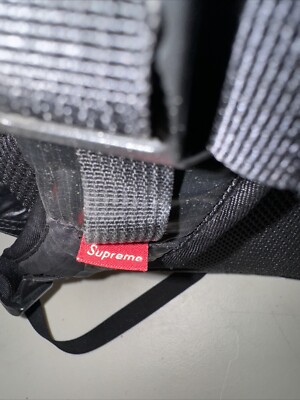 Authentic FW17 Supreme Black Backpack | eBay