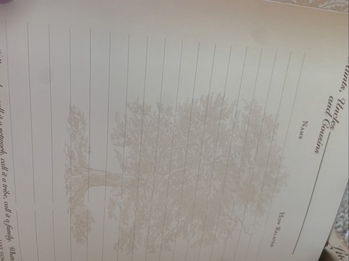 Brand New In Box A Keepsake Leather Journal “Our Family History “ - Picture 6 of 9