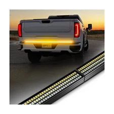 OPT7 60" Redline Parlux Triple Row LED Tailgate Light Bar w/Sequential Amber ...