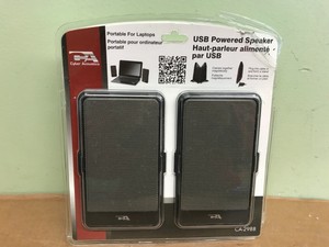 cyber acoustics portable usb laptop speaker