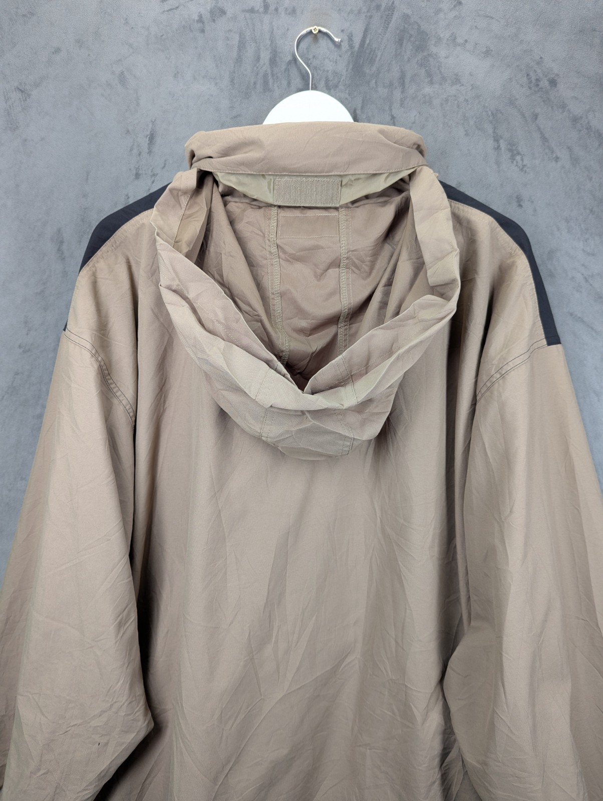 Y2K Lee Smock 1/4 Zip Jacket Men's Size 2XL Relaxed Fit Hooded Pullover Vintage image 7