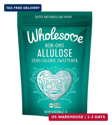 Wholesome Sweeteners 12-Ounce Allulose Sweetener, Zero Calorie Sugar Substitute,