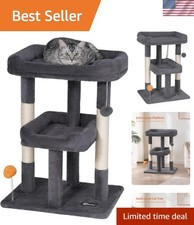 Multi-Purpose Cat Tower - Easy Assembly, Scratching Post  Entertainment Haven