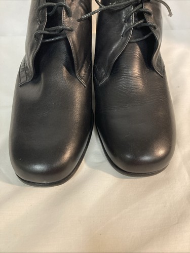 Botas Ros Hommerson para mujer talla 12W cuero negro con cordones al tobillo informales toda temporada - Imagen 4 de 20