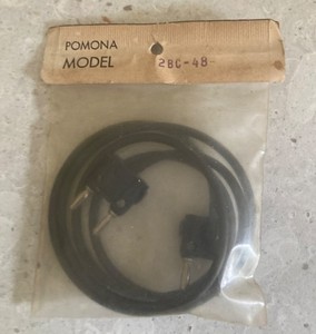 Black Pomona Dual BNC 2BC-BNC-48