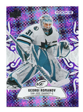 Georgi Romanov 2024-25 Upper Deck Ice Purple #122 Sharks RC Rookie
