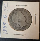 1899 O Barber Half Dollar 90% Silver Round Coin