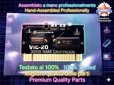   32K Speichererweiterung Commodore VIC-20 VC-20 CARTRIDGE 32KB RAM V2026 NEU  