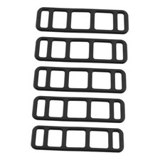 5Pcs Mirror Dashcam Rubber Strap 5-Hole Rubbe Headlight Taillight Straps for