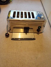 Burco Toaster 6 Slice Fully Functional Stainless Steel Silver Used