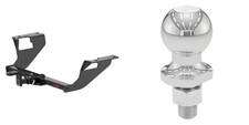 Curt Trailer Hitch Tow Package 1-14in Receiver 1-78in Ball Mount 116633 40161