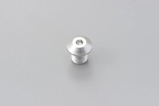 0641-0329 Blindstopfen Abdeckschraube für Spiegelgewinde M10x1,25 links silber