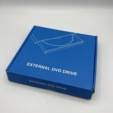 Ultra Thin Optical Drive, USB DVD XD013 5V/1A UNTESTED (OPEN BOX)