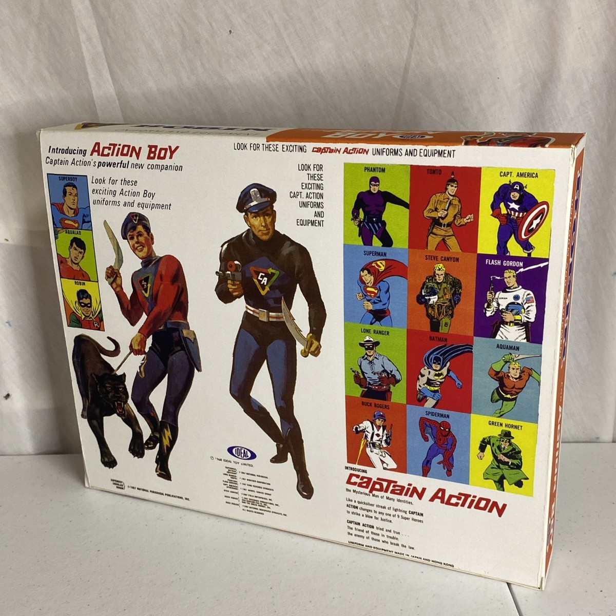 チャンスセール❗️1966年アイデアル社☆ キャプテンアクション☆バットマン 1967 IDEAL CAPTAIN ACTION BOY Robin Costume Set COMPLETE HIGH