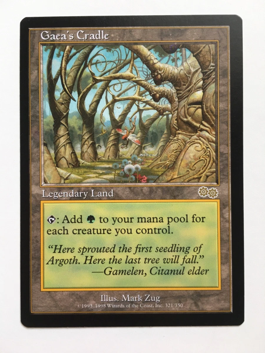 Gaea's Cradle Magic: The Gathering Urza's Saga Near Mint or Better