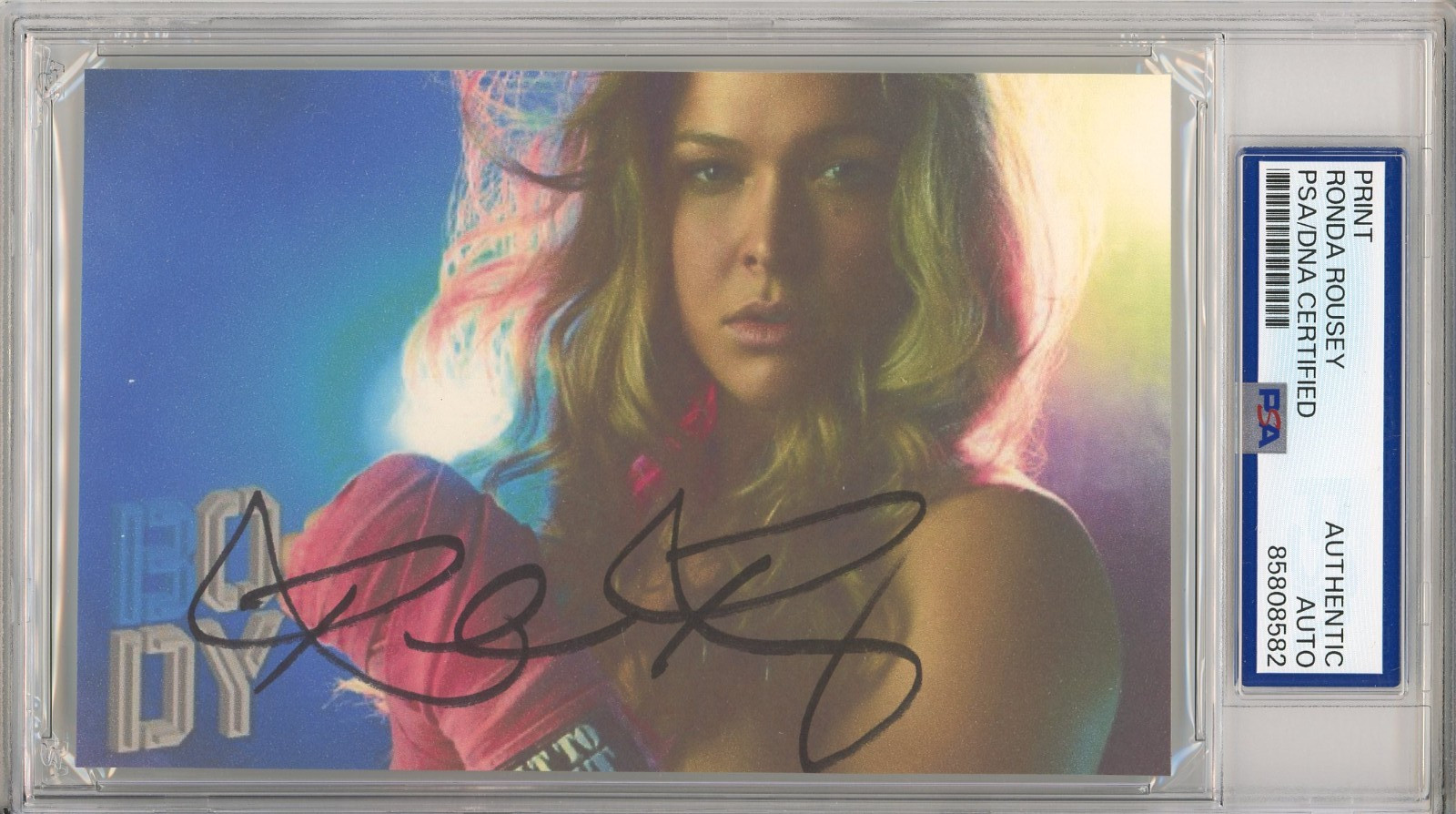 Ronda Rousey Sexy ESPN The Body Issue Picture PSA DNA COA AUTOGRAPH UFC WWE