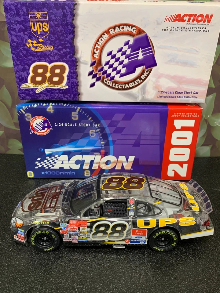 ACTION DALE JARRETT #88 UPS 2001 TAURUS ПРОЗРАЧНЫЙ ЗАПАС АВТОМОБИЛЯ 1:24 - Изображение 2 из 4