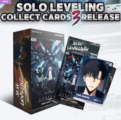 Solo Leveling Collect Card Vol.3 Booster Box Korean TCG 1Box